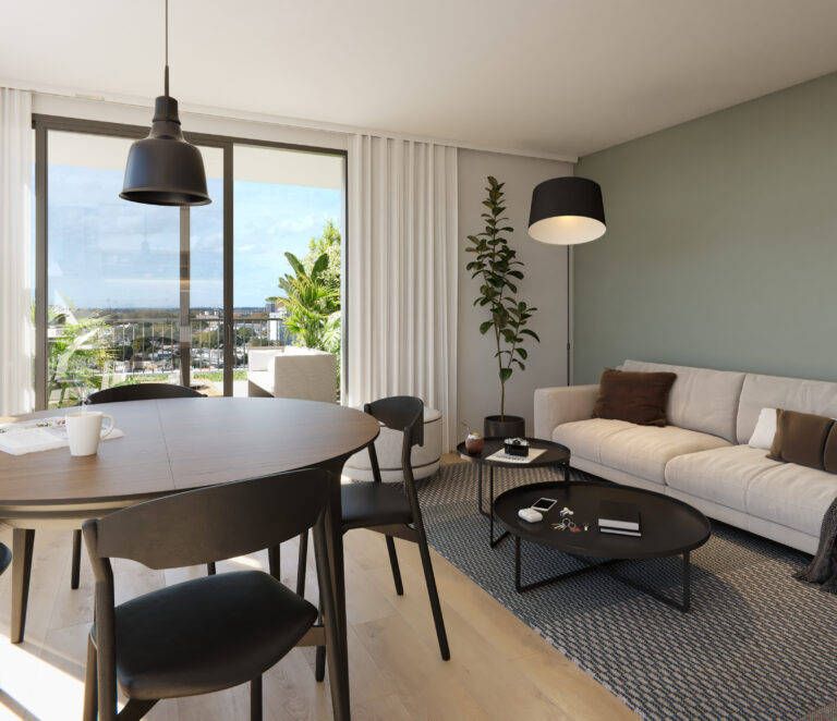 132 - 111 Depto 1D PATIO Cam Living Comedor HDTV